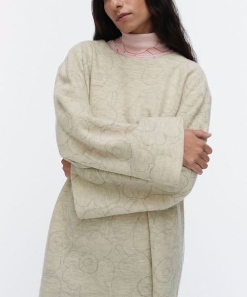 marimekko（マリメッコ）の「Neljas Piirto Unikko / dress（ワンピース・レディース・ホワイト・LARGE/SMALL/X-SMALL）」の3枚目の写真