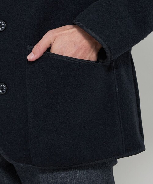 MACKINTOSH LONDON(マッキントッシュ ロンドン)の「【WATSON】ライトジャージーブルゾン(ブルゾン・メンズ・ブラウン系その他5/ネイビー・40/38/42)」の9枚目の写真