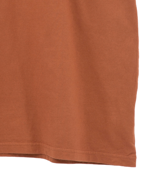 CURRENTAGE（カレンテージ）の「T shirt（Tシャツ/カットソー・メンズ・ホワイト/ブラウン・3/4）」の6枚目の写真