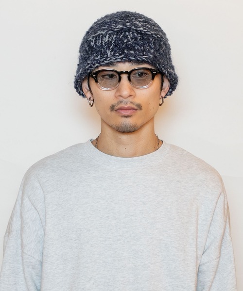 CA4LA(カシラ)の「HAND KNITTED SAILOR HAT3(ハット・メンズ・ブラック/ネイビー/ブラウン・ONESIZE)」の3枚目の写真