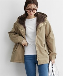 nissen | ３ＷＡＹフェイクファージャケット（ファーベスト付）(その他アウター)