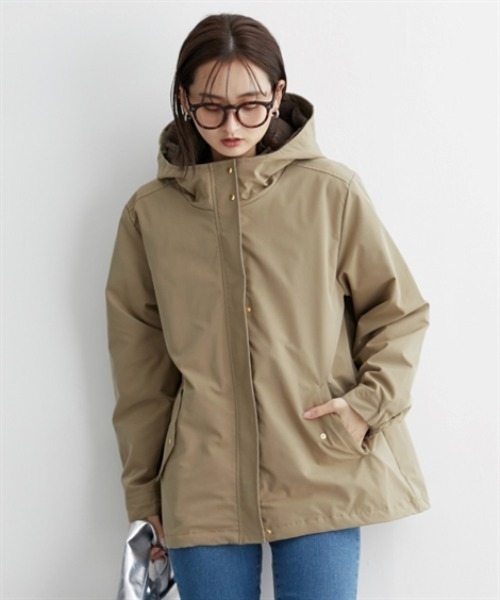 nissen（ニッセン）の「３ＷＡＹフェイクファージャケット（ファーベスト付）（その他アウター・レディース・カーキ/ブラック/ベージュ・M/L/LL/3L）」の15枚目の写真