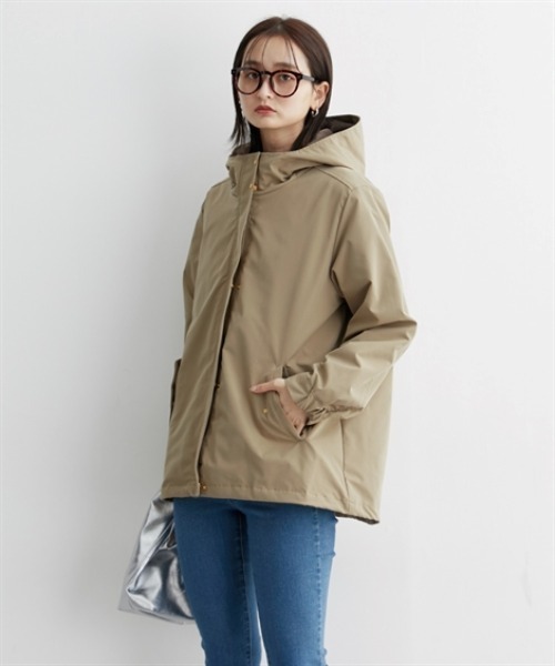 nissen（ニッセン）の「３ＷＡＹフェイクファージャケット（ファーベスト付）（その他アウター・レディース・カーキ/ブラック/ベージュ・M/L/LL/3L）」の21枚目の写真