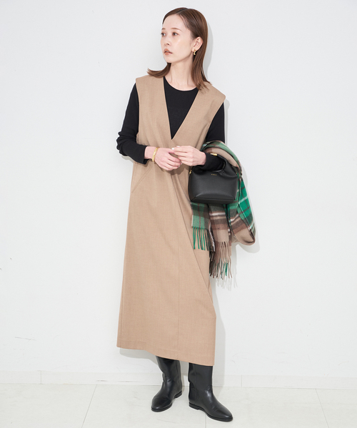 SLOBE IENA(スローブイエナ)の「SINBONO/シンボノ Vivienne Crossbody Bag 2T31-2(ショルダーバッグ・レディース・ベージュ/ブラック・FREE)」の10枚目の写真