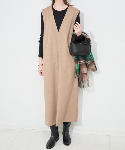 SLOBE IENA(スローブイエナ)の「SINBONO/シンボノ Vivienne Crossbody Bag 2T31-2(ショルダーバッグ・レディース・ベージュ/ブラック・FREE)」の11枚目の写真