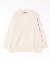 【豊富なカラー展開】ハーフZIP畦編みカーディガン(BL)