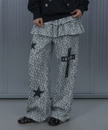 Musinsa setupexe レオパード　レースパンツ　ヒョウ柄 MUSINSA公式 | SETUPEXE LEOPARD LACE PANTS / BEIGE