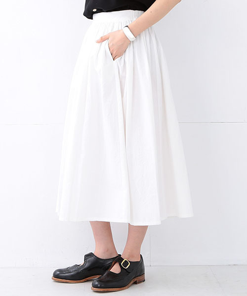 BEAMS BOY（ビームスボーイ）の「【一部予約】BEAMS BOY / サーキュラー ロングスカート（スカート・レディース・ホワイト/ブルー/ネイビー・ONE SIZE）」の11枚目の写真