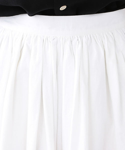 BEAMS BOY（ビームスボーイ）の「【一部予約】BEAMS BOY / サーキュラー ロングスカート（スカート・レディース・ホワイト/ブルー/ネイビー・ONE SIZE）」の7枚目の写真