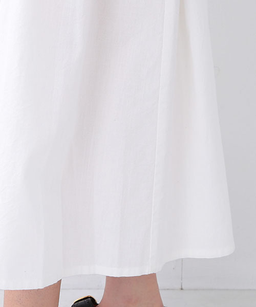 BEAMS BOY（ビームスボーイ）の「【一部予約】BEAMS BOY / サーキュラー ロングスカート（スカート・レディース・ホワイト/ブルー/ネイビー・ONE SIZE）」の9枚目の写真