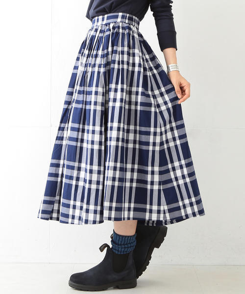 BEAMS BOY（ビームスボーイ）の「【一部予約】BEAMS BOY / サーキュラー ロングスカート（スカート・レディース・ホワイト/ブルー/ネイビー・ONE SIZE）」の17枚目の写真