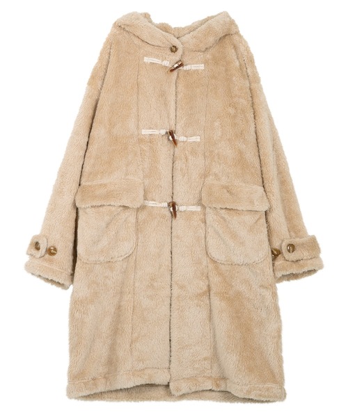 セール】ファーフリースダッフルコート（ダッフルコート）｜KOBE