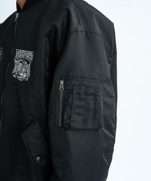 DC SHOES（ディーシーシューズ）の「25 FLIGHT JACKET/DCフライトジャケット(MA-1)（MA-1・メンズ・ブラック/グリーン系その他2/グリーン系その他・MEDIUM/LARGE/X-LARGE）」の8枚目の写真