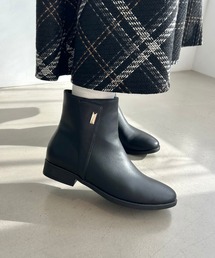 WA ORiental TRaffic | プチメタル フラット ショートブーツ /52408 厚手クッション(ブーツ)