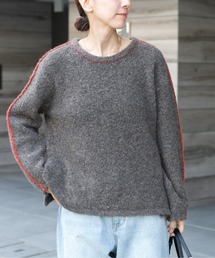 ITEMS URBANRESEARCH | ブークレパイピングニット(ニット/セーター)