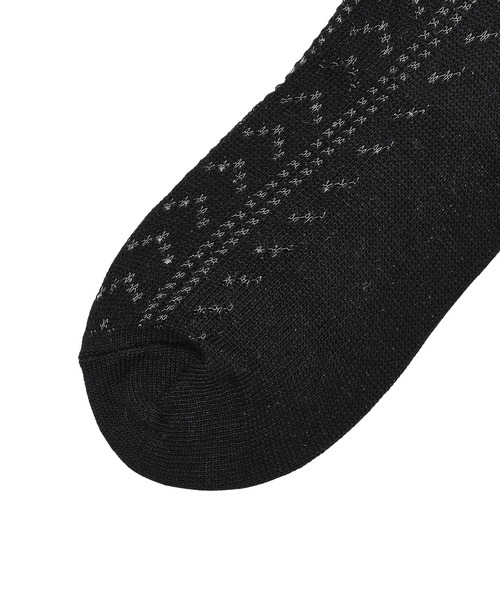 MILKFED.（ミルクフェド）の「LACE LONG SOCKS（ソックス/靴下・レディース・アッシュ/ブラック/ホワイト・ONE SIZE）」の9枚目の写真