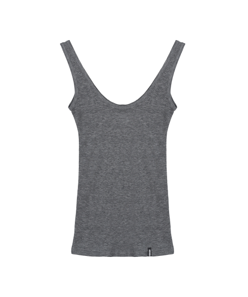 NICK&NICOLE(ニックアンドニコール)の「NICOLE MINIMAL LABEL SLEEVELESS_CHARCOAL(Tシャツ/カットソー・レディース・その他・FREE)」の5枚目の写真