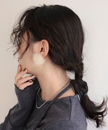 fredy emue | ミンクファーピアス(ピアス(両耳用))