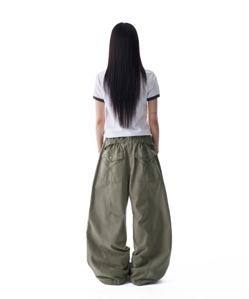 AAKAM(アーカム)の「ニーピンタックスタッズコットンパンツ(カーキ)(その他パンツ・メンズ・その他・2/1)」の7枚目の写真