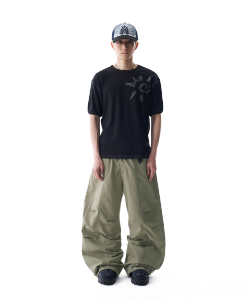 AAKAM(アーカム)の「ニーピンタックスタッズコットンパンツ(カーキ)(その他パンツ・メンズ・その他・2/1)」の12枚目の写真