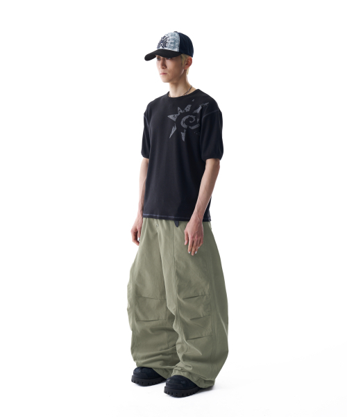 AAKAM(アーカム)の「ニーピンタックスタッズコットンパンツ(カーキ)(その他パンツ・メンズ・その他・2/1)」の13枚目の写真