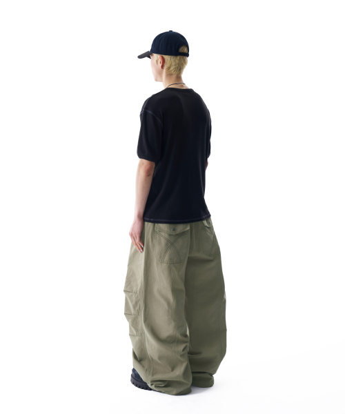 AAKAM(アーカム)の「ニーピンタックスタッズコットンパンツ(カーキ)(その他パンツ・メンズ・その他・2/1)」の14枚目の写真