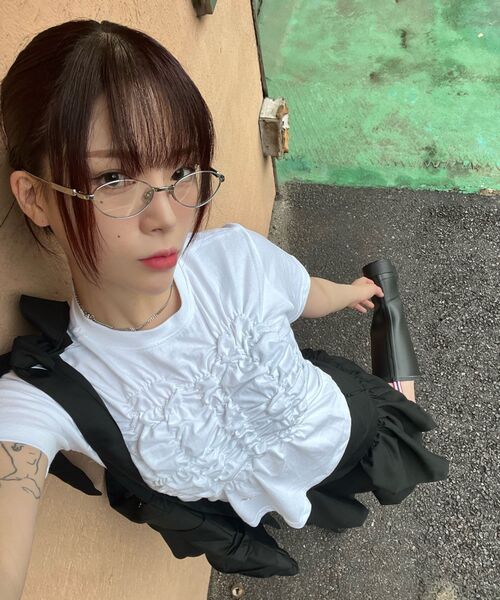 FLAREUP(フレアアップ)の「クラウドTシャツ(FL-163_ブラック)(Tシャツ/カットソー・レディース・ブラック・1)」の17枚目の写真