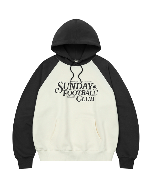 F.ILLUMINATE(フィルミネイト)の「サンデーフットボールクラブ フードパーカー-ブラック(パーカー・レディース・その他・SMALL/MEDIUM/LARGE)」の1枚目の写真