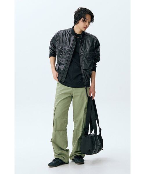 INSILENCE(インサイロンス)の「リップストップウェブフライトジャケットクリーム(ナイロンジャケット・レディース・その他・LARGE/MEDIUM/SMALL)」の6枚目の写真