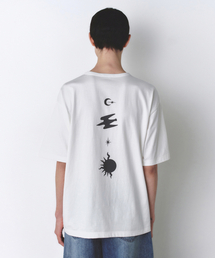 バックプリントシンボルTシャツ OFF WHITE