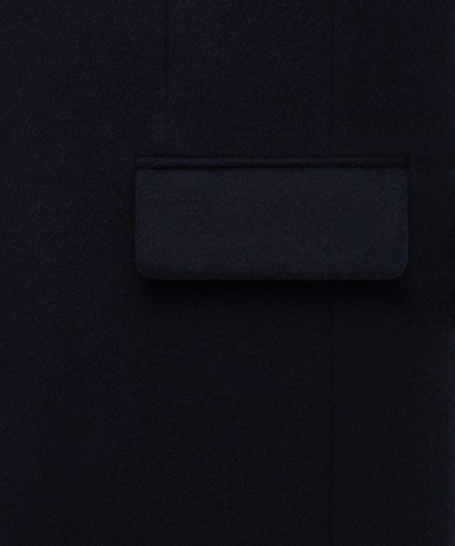 MUSINSA STANDARD(ムシンサスタンダード)の「カシミアブレンドパパショルダーシングルロングコート【ネイビー】(チェスターコート・メンズ・その他・X-LARGE/XX-LARGE/MEDIUM/LARGE)」の14枚目の写真