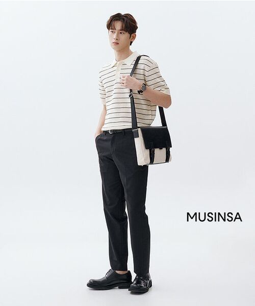 MUSINSA STANDARD（ムシンサスタンダード）の「ワイドスクエアダービーシューズ[ブラック]（ドレスシューズ・レディース・その他・23cm/23.5cm/24cm/24.5cm/25cm/25.5cm/26cm/26.5cm/27cm/27.5cm/28cm/28.5cm/29cm）」の7枚目の写真