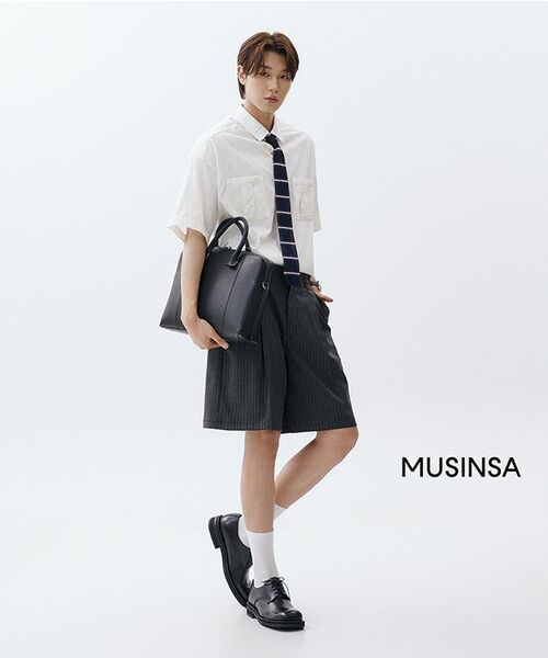 MUSINSA STANDARD（ムシンサスタンダード）の「ワイドスクエアダービーシューズ[ブラック]（ドレスシューズ・レディース・その他・23cm/23.5cm/24cm/24.5cm/25cm/25.5cm/26cm/26.5cm/27cm/27.5cm/28cm/28.5cm/29cm）」の9枚目の写真