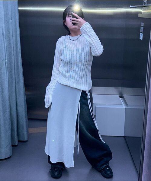 MUSINSA STANDARD（ムシンサスタンダード）の「ビッグブラシバルーンデニムパンツ[イエローダークブルー]（デニムパンツ・メンズ・その他・38/42/36/30/31/33/40/26/27/34/29/28/32）」の8枚目の写真