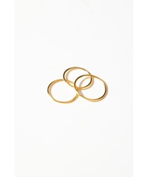 VERSEAU（ヴェルソー）の「【 VERSEAU / ヴェルソー 】 ミニマル３連アソートリング　23720914　JON（リング）」