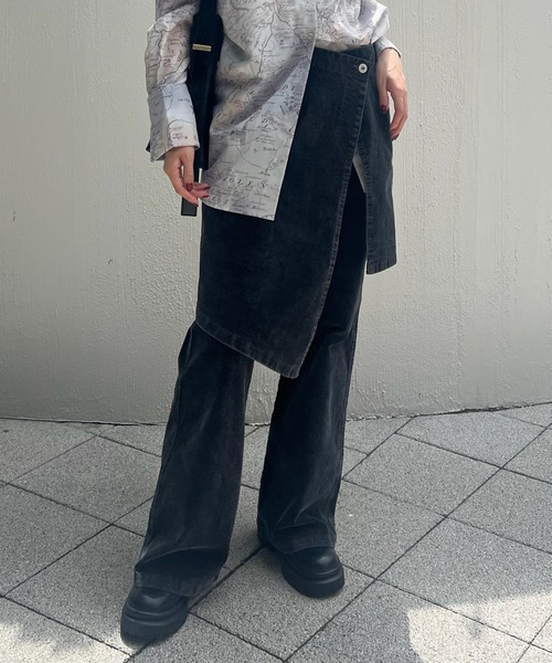 パンツ UND STRETCH CORDUROY SKIRT WITH PANTS UND STRETCH CORDUROY SKIRT WITH PANTS（その他パンツ）｜Ameri