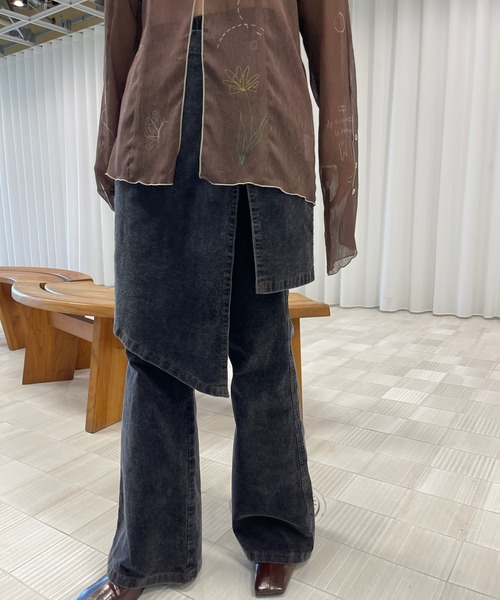 Ameri（アメリ）の「UND STRETCH CORDUROY SKIRT WITH PANTS（その他