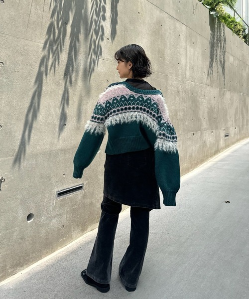 Ameri（アメリ）の「UND STRETCH CORDUROY SKIRT WITH PANTS（その他パンツ・レディース・ピンク/ブラック/ブルー・X-SMALL/SMALL/MEDIUM）」の8枚目の写真
