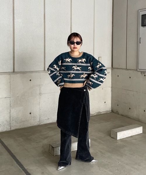 Ameri（アメリ）の「UND STRETCH CORDUROY SKIRT WITH PANTS（その他