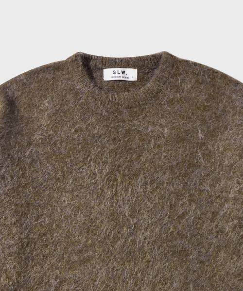 GLW(ジーエルダブリュ)の「オーバーサイズブラシニットブラウン(ニット/セーター・レディース・その他・SMALL/MEDIUM/LARGE)」の5枚目の写真