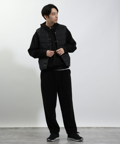 TAION(タイオン)の「【TAION】Vネックボタン インナーダウンベスト(ブルゾン・メンズ・カーキ/ブラック・LARGE/MEDIUM)」の3枚目の写真