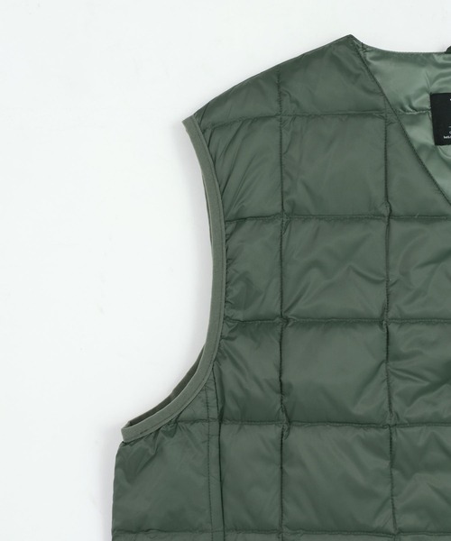 TAION(タイオン)の「【TAION】Vネックボタン インナーダウンベスト(ブルゾン・メンズ・カーキ/ブラック・LARGE/MEDIUM)」の18枚目の写真