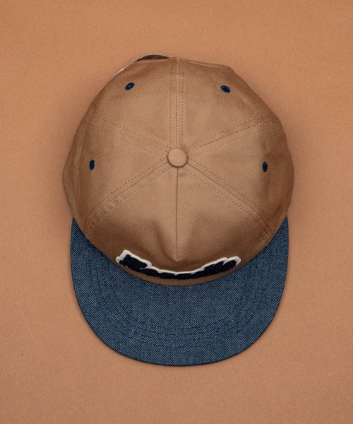 Zooodle（ズードル）の「Logo Patch Cap - ロゴワッペンキャップ -（キャップ・メンズ・ブラウン/インディゴブルー・FREE）」の13枚目の写真