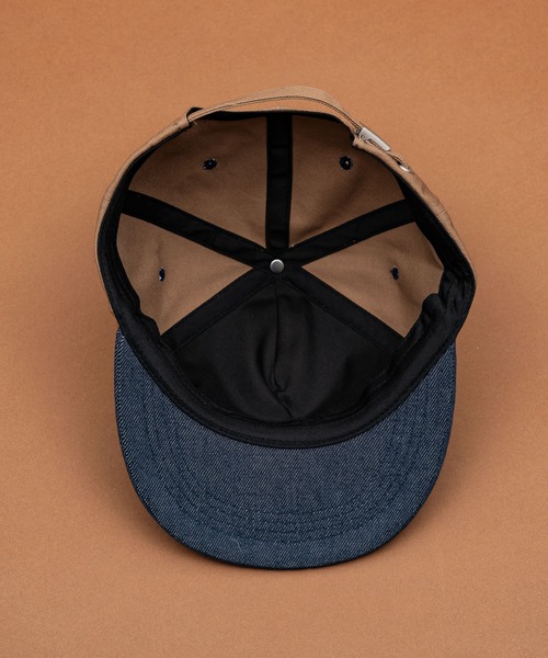 Zooodle（ズードル）の「Logo Patch Cap - ロゴワッペンキャップ -（キャップ・メンズ・ブラウン/インディゴブルー・FREE）」の18枚目の写真