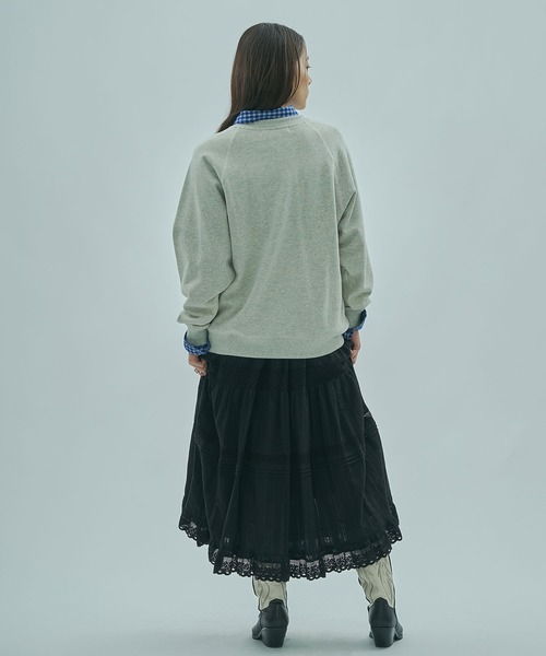 ROSE BUD（ローズバッド）の「(mag.by c)FRILL TIERED SKIRT（スカート・レディース・ホワイト/ブラック・ONE SIZE）」の19枚目の写真