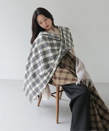 HER CLOSET（ハークローゼット）の「【HER CLOSET】ベーシックチェックマフラーBASIC CHECK MUFFLER（マフラー）」