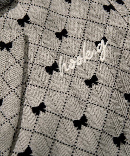 HOOK(フック)の「HOOK for girls -original- リボンキルティング柄 テーラードジャケット セットアップ可能(テーラードジャケット・レディース・ベージュ・LARGE/MEDIUM/SMALL)」の14枚目の写真