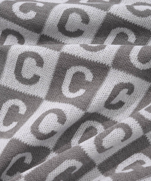 COVERNAT(カバーナット)の「Cパターンカラー ハーフニット グレー(ニット/セーター・レディース・その他・SMALL/LARGE/MEDIUM)」の6枚目の写真