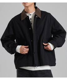 BUTTON SEOUL（ボタンソウル）の「配色カラーコットンワークジャケット（ブラック）（デニムジャケット）」