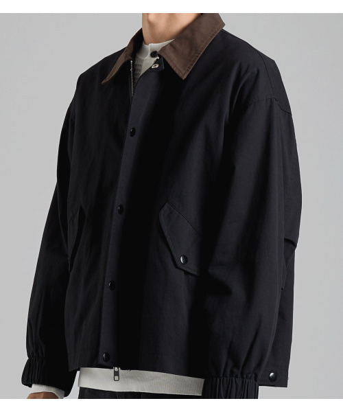 BUTTON SEOUL(ボタンソウル)の「配色カラーコットンワークジャケット(ブラック)(デニムジャケット・メンズ・その他・X-LARGE/MEDIUM/LARGE)」の3枚目の写真